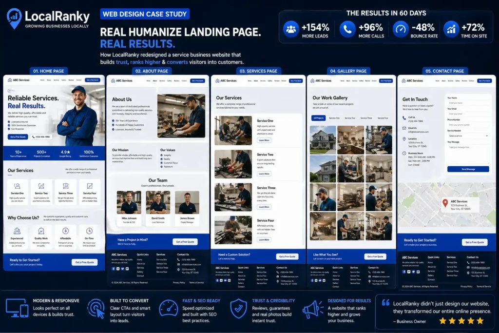 web desgin case studyby localranky