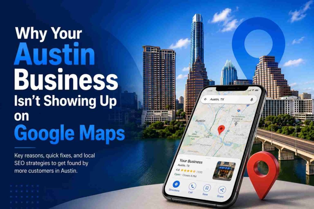 austin business isnt showing up on google maps how to resolve this