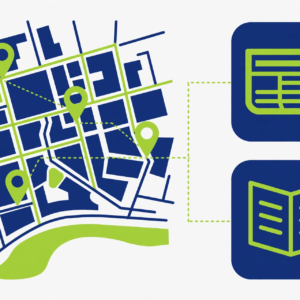 Local link building — location pins and links building local search authority