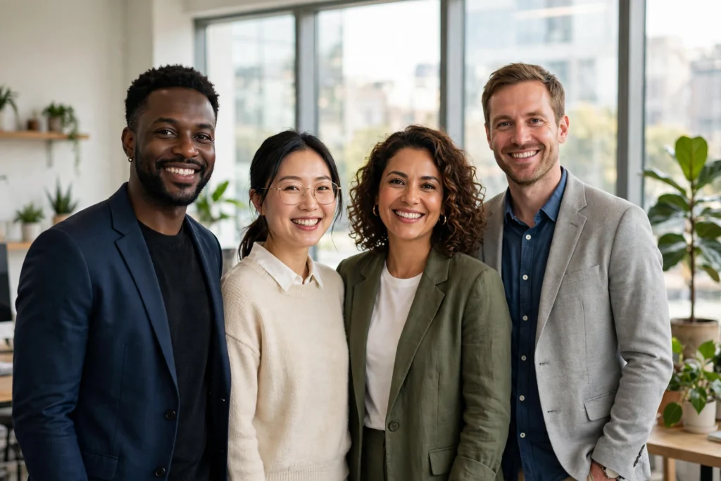 The LocalRanky team of SEO specialists helping local businesses get found on Google Search, Google Maps, and AI search
